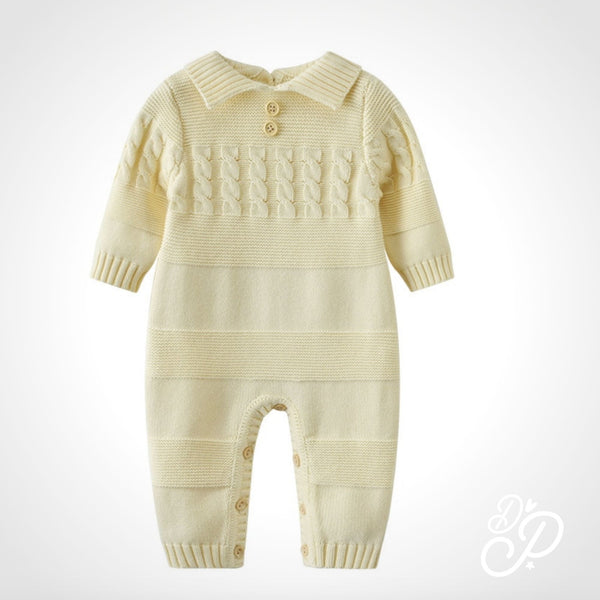 Knitted Baby Boy Fall/Winter Jumpsuit