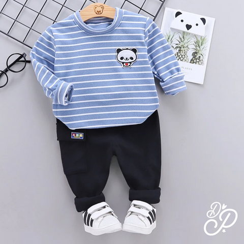 Adorable Cub Sweatshirt & Pants Set