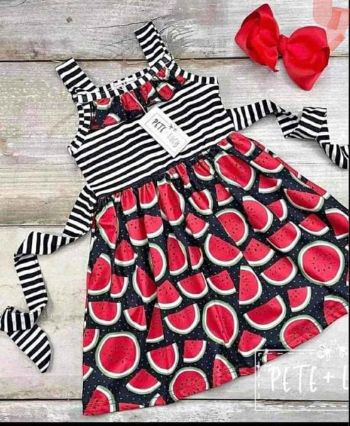 Watermelon Summer Dress for Girls