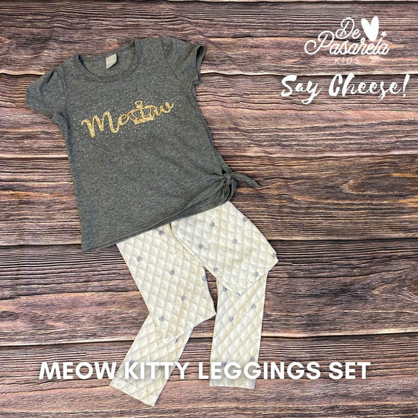 Meow Princess Kitty Leggings Set