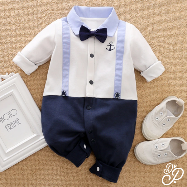 Nautical Jumpsuit for Baby Boy
