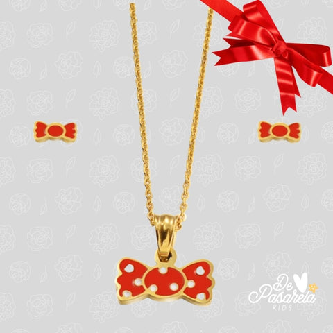 Stainless Steel Red Cartoon Candy Set