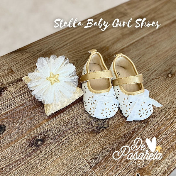 Stella - Baby Princess Shoes with Hair Accessory