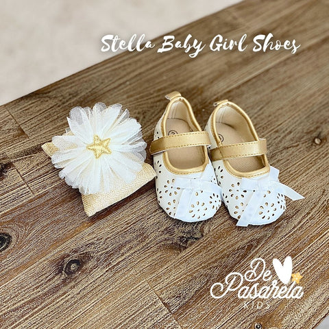 Stella - Baby Princess Shoes with Hair Accessory
